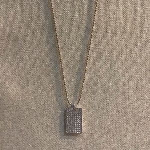 Touchstone Crystal Pave Dogtag